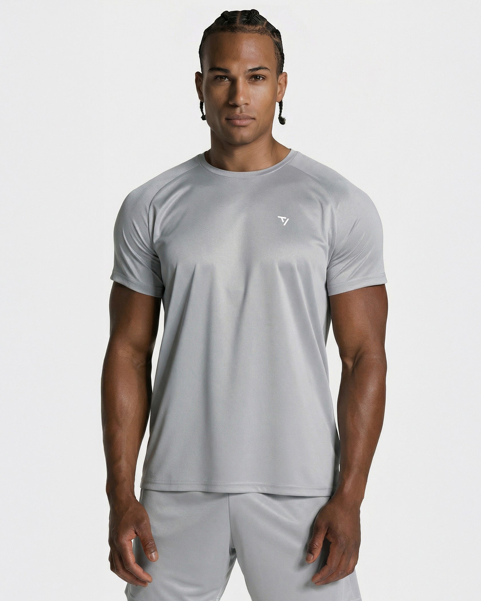 Baseline Mesh T-Shirt "Hellgrau"