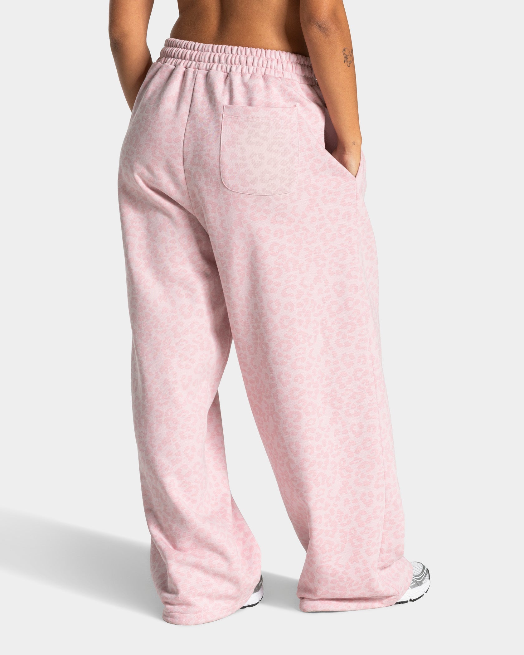 Contrastline Wide Leg Jogger "Leo Rosa"