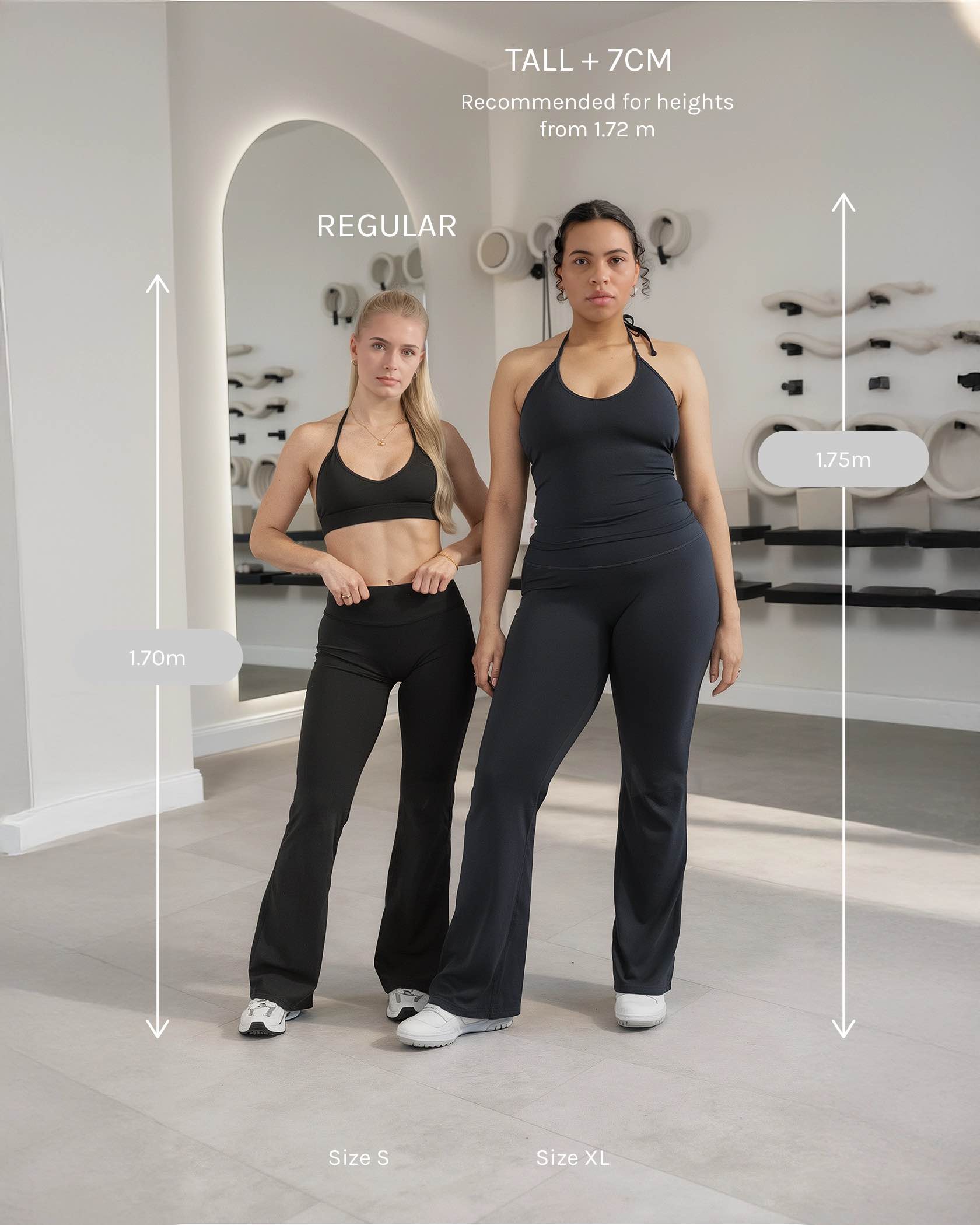 Allrounder Sculpt Scrunch Flared Leggings Regular "Midnight"