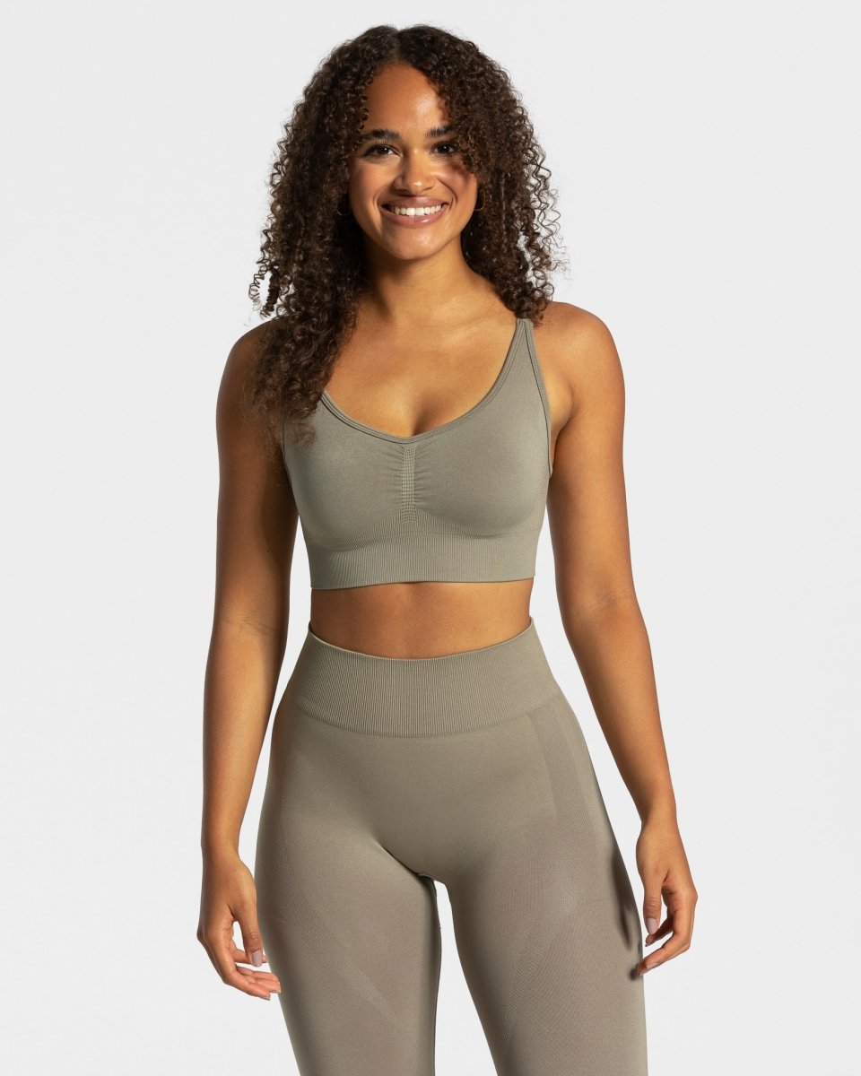 Charming Scrunch Bh "Khaki" - TEVEO